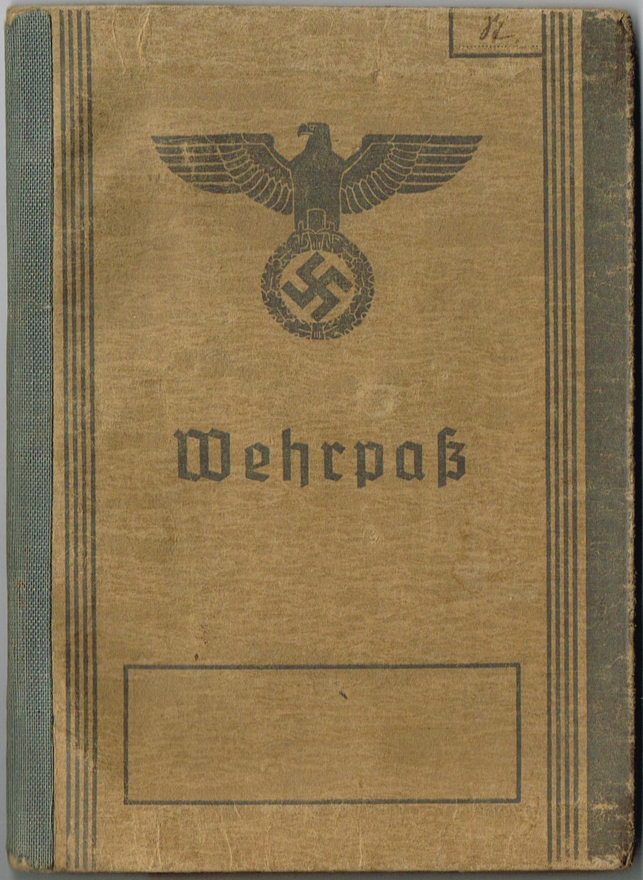 Photo Wehrpass 2nd model - Nr 99/41/4/3 - WehrBezirkskommando Neustadt (West-Preussen)